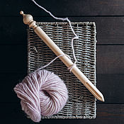 Материалы для творчества handmade. Livemaster - original item Brumstick (stick) for Peruvian knitting with a diameter of 20 mm. Br1. Handmade.