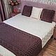 Knitted set for the bedroom: a large plaid, a small plaid and pillows. Blankets. komarovanata. My Livemaster. Фото №4