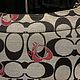 Винтаж: Винтажная сумка Coach New York из фирменной чёрно-серой ткани. Сумки винтажные. Chic bags. Ярмарка Мастеров.  Фото №5