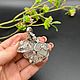 Серебряная подвеска с горным хрусталем и с жемчугом. Подвеска. Мастерская Орловых-Авторские изделия. Ярмарка Мастеров.  Фото №6