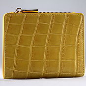 Сумки и аксессуары handmade. Livemaster - original item Crocodile Genuine Leather Wallet IMA0027UY45. Handmade.