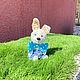 Игрушка Тедди заяц кролик пасхальный мальчик, Тедди Зверята, Новосибирск,  Фото №1
