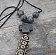 Pendant bead with JI 21 eyes, numitem, black labradorite. Necklace. Jewerly for Happiness. My Livemaster. Фото №5