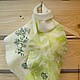 "Нежность в зелени" войлочный шарф, Шарфы, Ижевск,  Фото №1