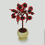 Фен-шуй и эзотерика handmade. Livemaster - original item The miniature tree of love shungite in a vase of onyx. Handmade.