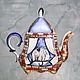 The tea pot porcelain 'Moon cat'. Teapots & Kettles. KASTdecor. Online shopping on My Livemaster.  Фото №2