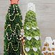 Order Christmas decoration case for a bottle knitted Christmas Tree. UrbanStyleKnit (usknits). Livemaster. . Bottle design Фото №3