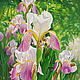 Print on canvas 'Irises''. Pictures. Zhaldak Eduard paintings. Online shopping on My Livemaster.  Фото №2