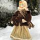 Заказать "Ретро кукла Девочка с хворостом". CraftiBelles  Куклы. Ярмарка Мастеров. . Интерьерная кукла Фото №3