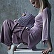 вязаное платье- туника. Туники. Евгения дизайнер по трикотажу (alzoba). Интернет-магазин Ярмарка Мастеров.  Фото №2