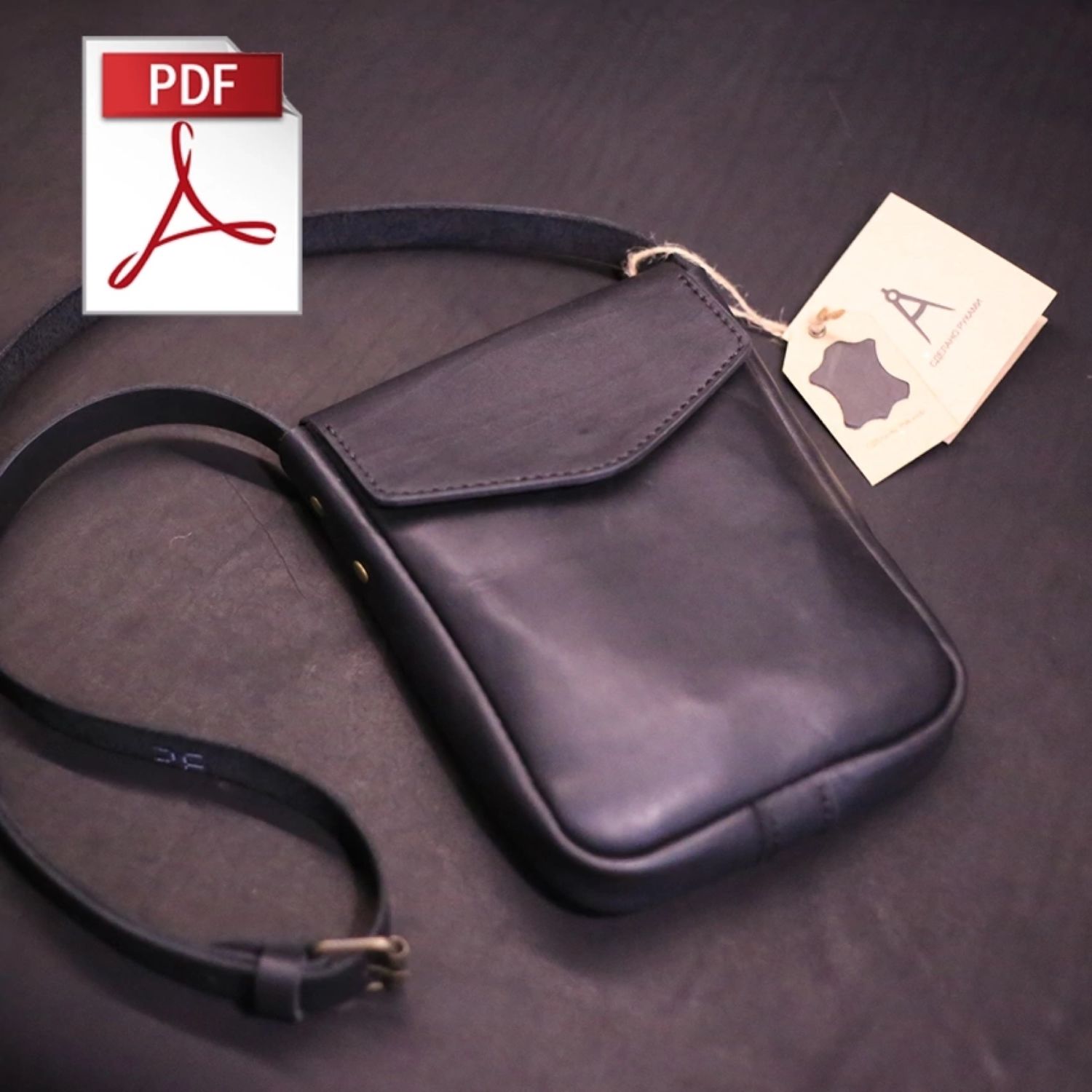 Выкройка Сумка А5 из кожи в интернет-магазине на Ярмарке Мастеров ...