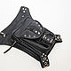 Order Biker belt bag ' Black star '. Blekerman Handmade. Livemaster. . Waist Bag Фото №3