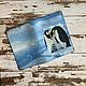 Cover of PENGUINS. Passport cover. Ludmila Krishtal. Online shopping on My Livemaster.  Фото №2