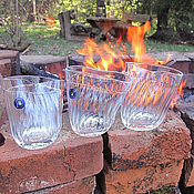 Подарки ручной работы. Ярмарка Мастеров - ручная работа Подарок мужчине "На троих и ещё!" Весёлый комплект стаканов. Handmade.