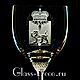 Подарочные бокалы для Газпром. Бокалы. GLASS-DECO. Ярмарка Мастеров.  Фото №6