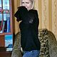 Вязаный джемпер с красивым рукавом "Блэк". Джемперы. Нелли Спусканюк. Ярмарка Мастеров.  Фото №7