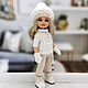 Clothes for Paola Reina dolls. Beige set with shawl. Clothes for dolls. DeSouris (desouris). My Livemaster. Фото №4