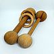 Wooden toy Montessori Dumbbells. Teethers and rattles. Shop Grizunok teether. Online shopping on My Livemaster.  Фото №2