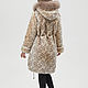 Order Natural Mouton fur coat with a pattern ' twig'. Kids fur coat. Livemaster. . Childrens outerwears Фото №3