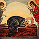 Icon in the nursery 'Holy Blessed Matron of Moscow'. Icons. ikon-art. My Livemaster. Фото №5