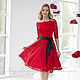 Set of 'Lady in red'. Dresses. Designer clothing Olesya Masyutina. Online shopping on My Livemaster.  Фото №2