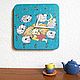 Children's wall clock Magic dream. Watch. Clocks for Home (Julia). Online shopping on My Livemaster.  Фото №2