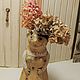 vase for dried flowers: ' Alyonushka'. Vases. Ceramics and painting (kypasyatina). Online shopping on My Livemaster.  Фото №2