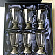 Set of large glasses 'Festive Faceted' (6 X 50 ml). Shot Glasses. Souvenirs for hunters and fishermen. My Livemaster. Фото №6