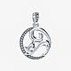 Кулон "Кошечка" из золота 585 с бриллиантами. Кулон. FANTASY JEWELS. Ярмарка Мастеров.  Фото №4
