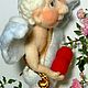 The angel of love, Cupid, interior design toy, Felted Toy, Moscow,  Фото №1