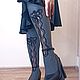 Хлопковые чулки с кружевной вставкой для Лолиты. Чулки. Ксения Gleamnight bespoke atelier. Ярмарка Мастеров.  Фото №4