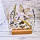 Ночник из эпоксидной смолы и сухоцветов. Ночники. Schasteva_art. Интернет-магазин Ярмарка Мастеров.  Фото №2