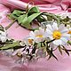 Wreath Of Daisies Shamomile .Silk flowers. Tiaras. Svetlana Svetlankina. My Livemaster. Фото №4