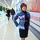 Заказать Джинсовка с перьями и ручной росписью "Папильон". Ирина (dneproart). Ярмарка Мастеров. . Куртки Фото №3