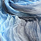 Голубой палантин шарф шёлковый Airy Blue воздушно-голубой шифон 100, Палантины, Кисловодск,  Фото №1