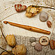 Крючок для вязания 9.5 мм Деревянный Вишня Крючки из дерева #K54, Крючки, Новокузнецк,  Фото №1