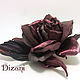 Order Rose brooch ' Silva'. Silk flowers,cloth flowers. Dizani. Livemaster. . Flowers Фото №3