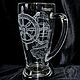 Sea. Beer mug. Wine Glasses. ArtGraving. My Livemaster. Фото №4