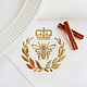 Order Napkin with the volume embroidery 'Her Majesty bee'. Shpulkin dom. Livemaster. . Tablecloths Фото №3
