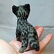 ON SALE Smoky leopard-miniature 8 cm, crocheted. Miniature figurines. Lebedeva Lyudmila (knitted toys). My Livemaster. Фото №6