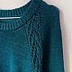 Вязаный свитер «Ландыш». Свитшоты. Елизавета/Kind&Knit. Ярмарка Мастеров.  Фото №4