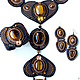 Collar corbata, pulsera y pendientes de estilo oriental 'amazonas', Jewelry Sets, Moscow,  Фото №1