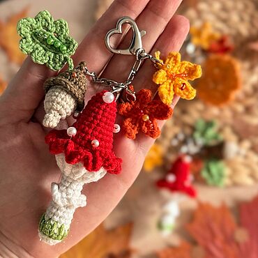 Сумки ручной работы. Ярмарка Мастеров - ручная работа Обвес брелок мухомор. Handmade.