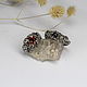 Ring with Malian garnet dark gothic with leaves. Ring. Unusual Gemstone Jewelry. My Livemaster. Фото №6