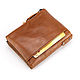 Men's wallet genuine leather Sakis / Buy handmade. Wallets. EZCASE - Leather Design Studio. My Livemaster. Фото №5