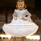 Одежда детская ручной работы. Ярмарка Мастеров - ручная работа Baby dress "Cristal" Art.-080. Handmade.