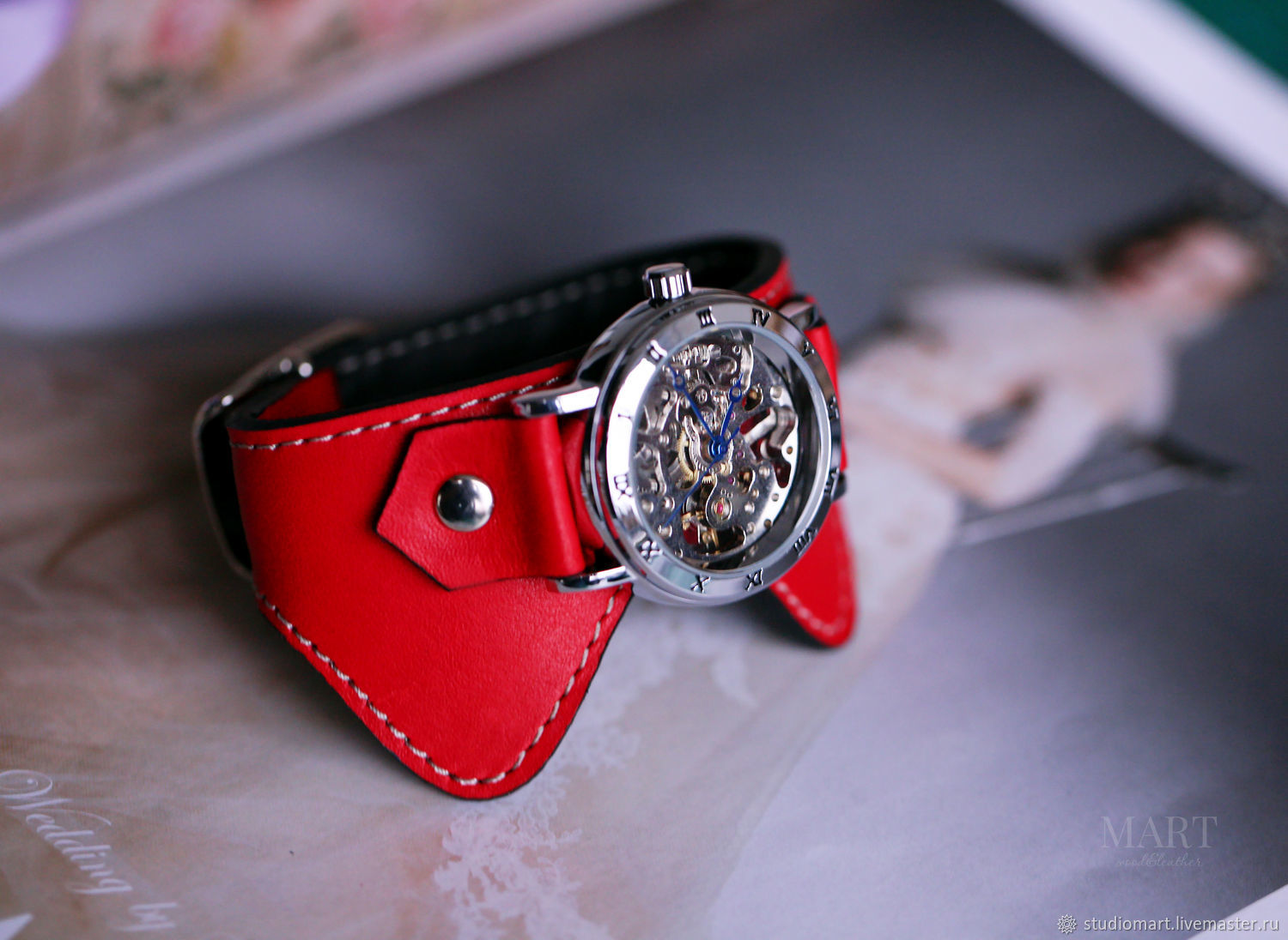 Женские наручные часы Buterfly Red, Часы наручные, Санкт-Петербург,  Фото №1