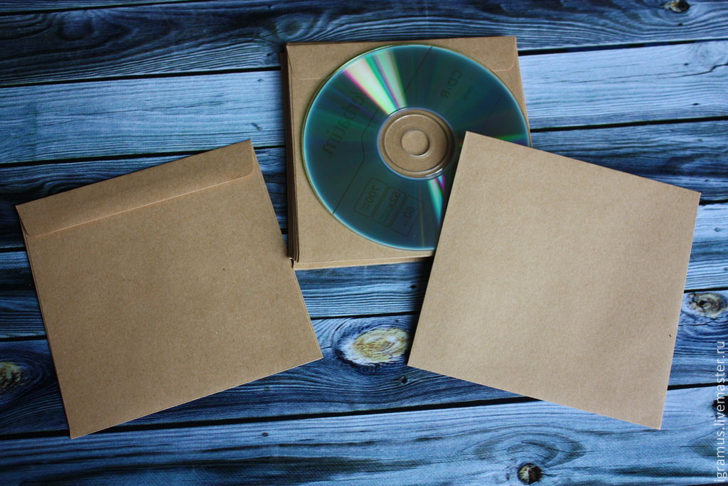 Картонные конверты для CD и DVD дисков - Изготовление, производство, печать | CDBRAND