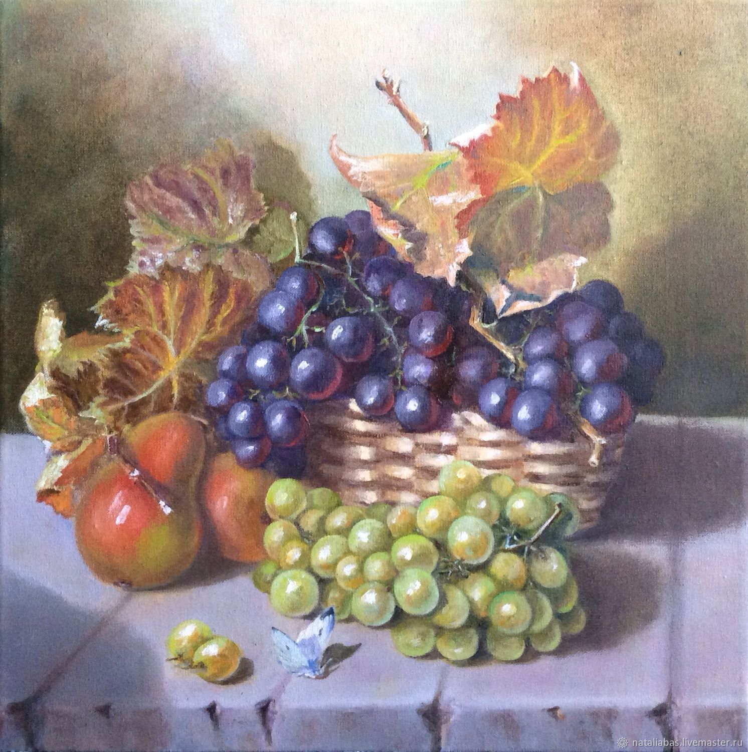 Лучано натюрморт виноград