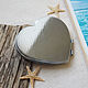 Pocket mirror 'Ocean' heart. Pocket mirrors. Katy_Barysheva. My Livemaster. Фото №6